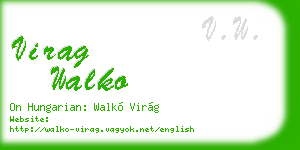 virag walko business card
